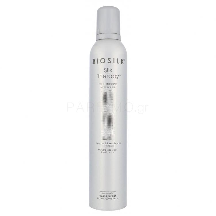 Farouk Systems Biosilk Silk Therapy Mousse Medium Hold Όγκος των μαλλιών για γυναίκες 360 gr