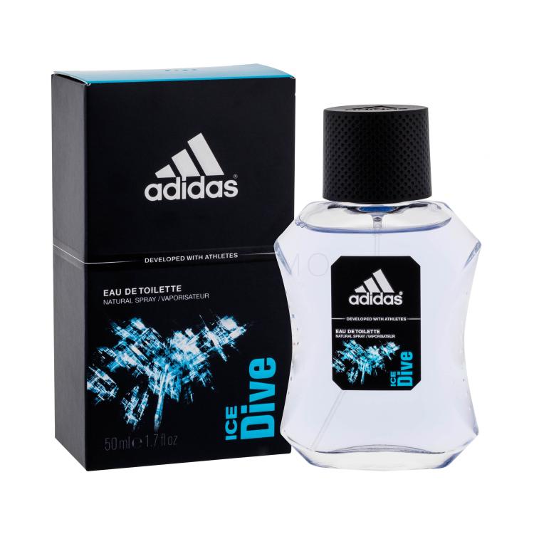 Adidas Ice Dive Eau de Toilette για άνδρες 50 ml ελλατωματική συσκευασία