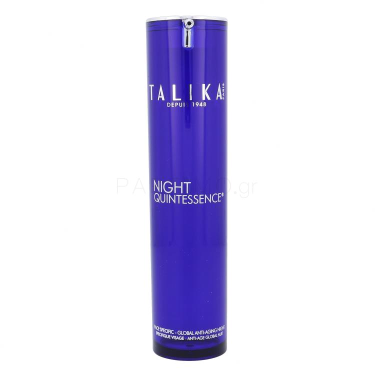 Talika Night Quintessence Κρέμα προσώπου νύχτας για γυναίκες 50 ml