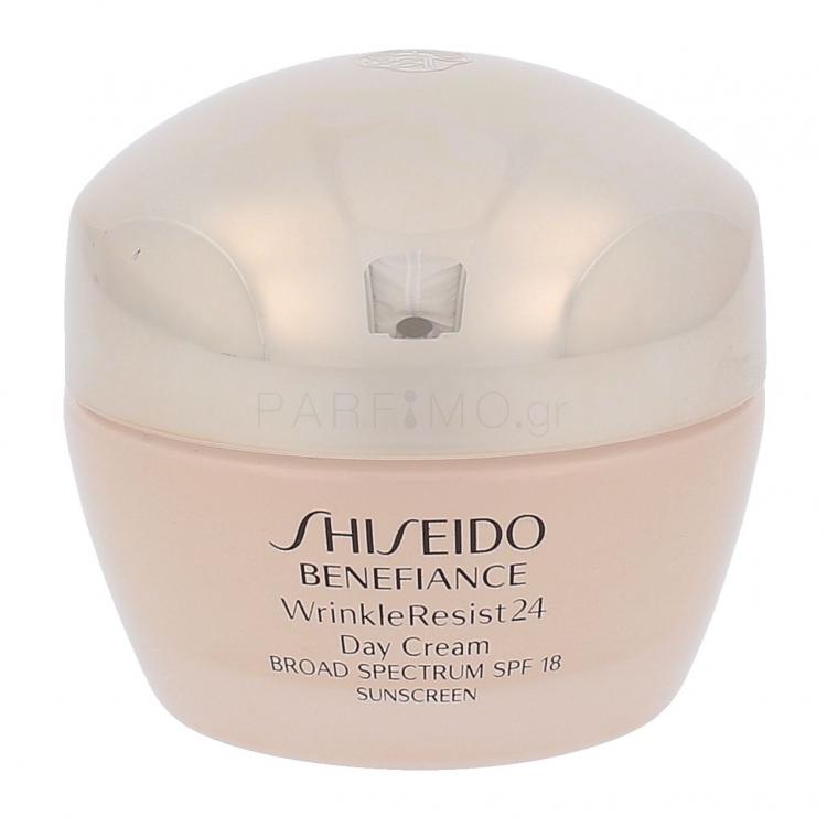 Shiseido Benefiance Wrinkle Resist 24 SPF18 Κρέμα προσώπου ημέρας για γυναίκες 50 ml TESTER