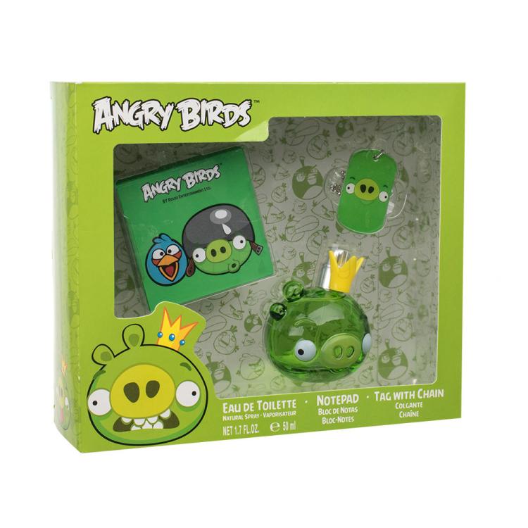 Angry Birds Angry Birds King Pig Σετ δώρου EDT 50 ml + σημειωματάριο +μενταγιόν