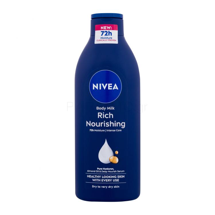 Nivea Body Milk Rich Nourishing Λοσιόν σώματος για γυναίκες 400 ml