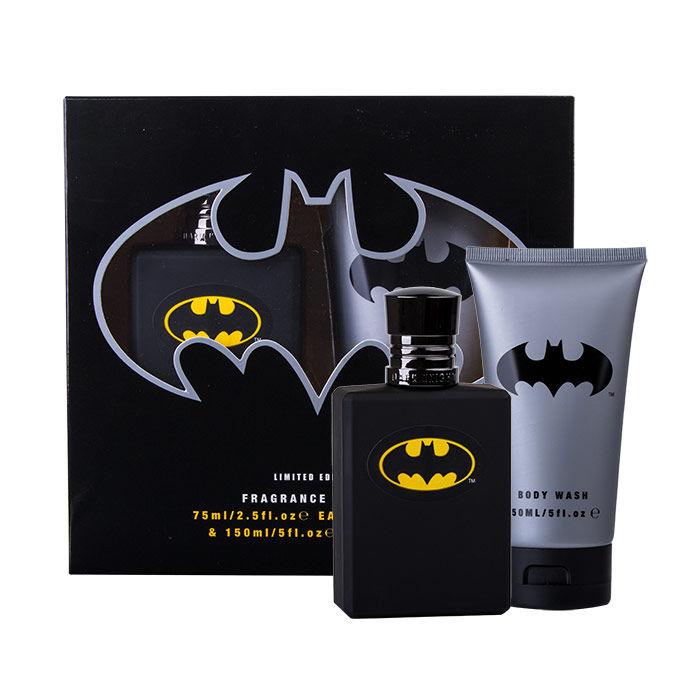 DC Comics Batman Σετ δώρου EDT 75 ml + αφρόλουτρο 150 ml ελλατωματική συσκευασία