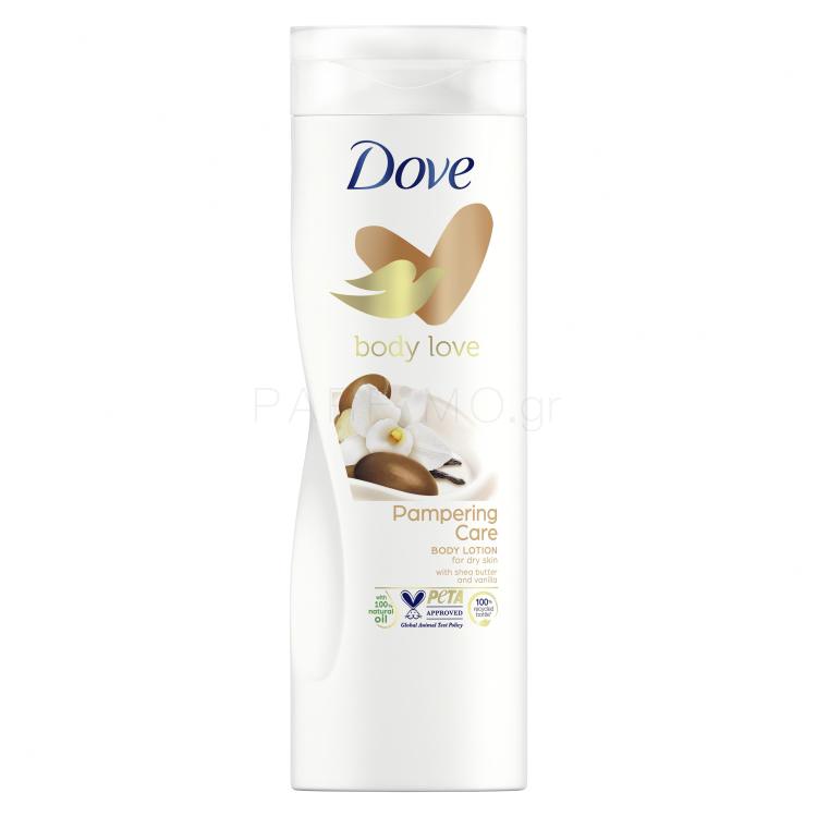 Dove Pampering Shea Butter Λοσιόν σώματος για γυναίκες 400 ml