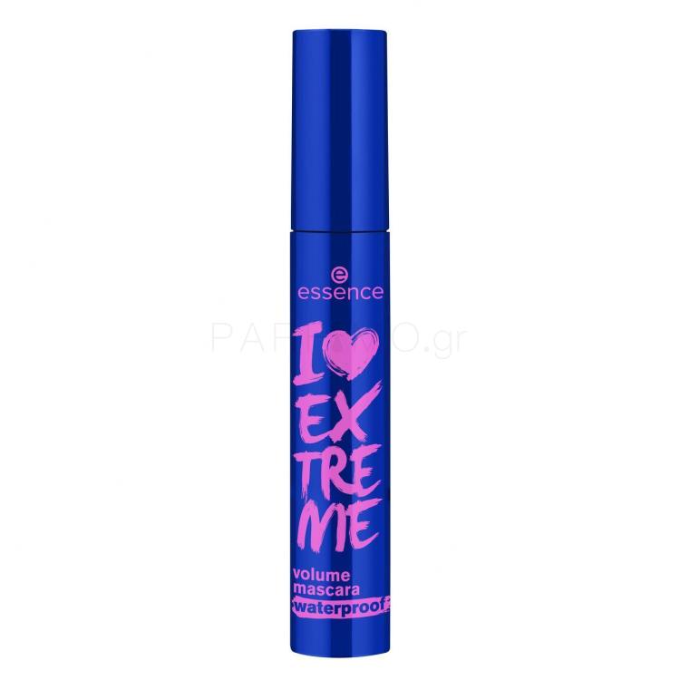 Essence I Love Extreme Volume Waterproof Μάσκαρα για γυναίκες 12 ml Απόχρωση Ultra Black