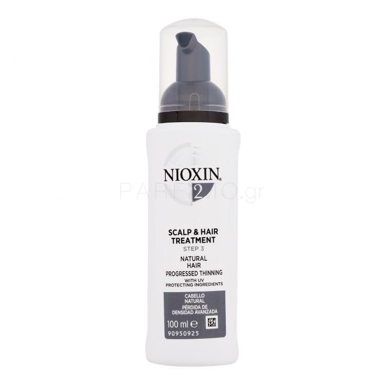 Nioxin System 2 Scalp &amp; Hair Treatment Mαλακτικό μαλλιών για γυναίκες 100 ml ελλατωματική συσκευασία