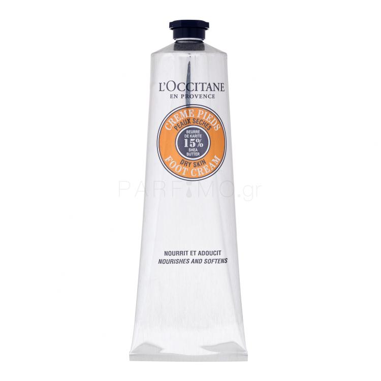 L&#039;Occitane Shea Butter Foot Cream Κρέμα ποδιών για γυναίκες 150 ml ελλατωματική συσκευασία