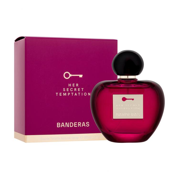 Banderas Her Secret Temptation Eau de Toilette για γυναίκες 80 ml