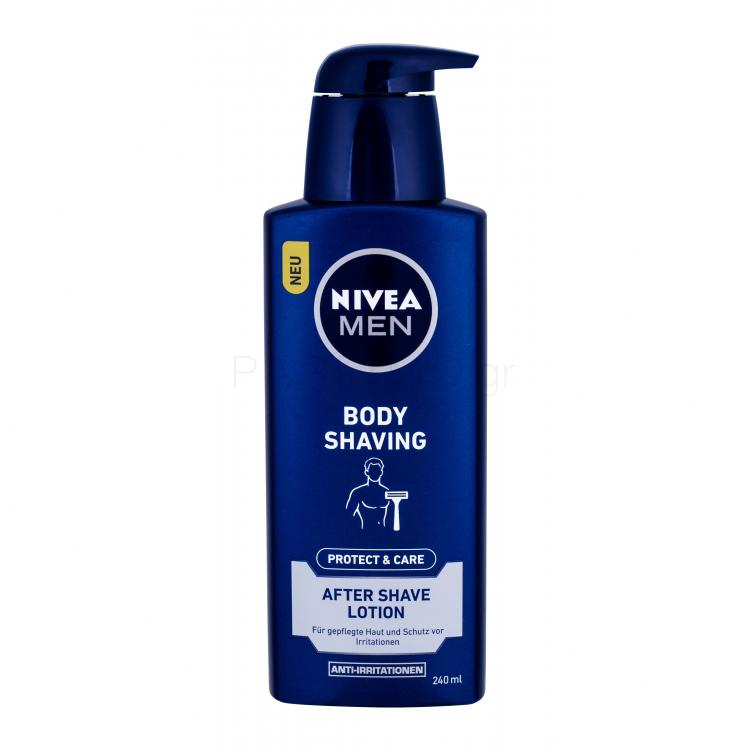 Nivea Men Protect &amp; Care Body Shaving Λοσιόν σώματος για άνδρες 240 ml