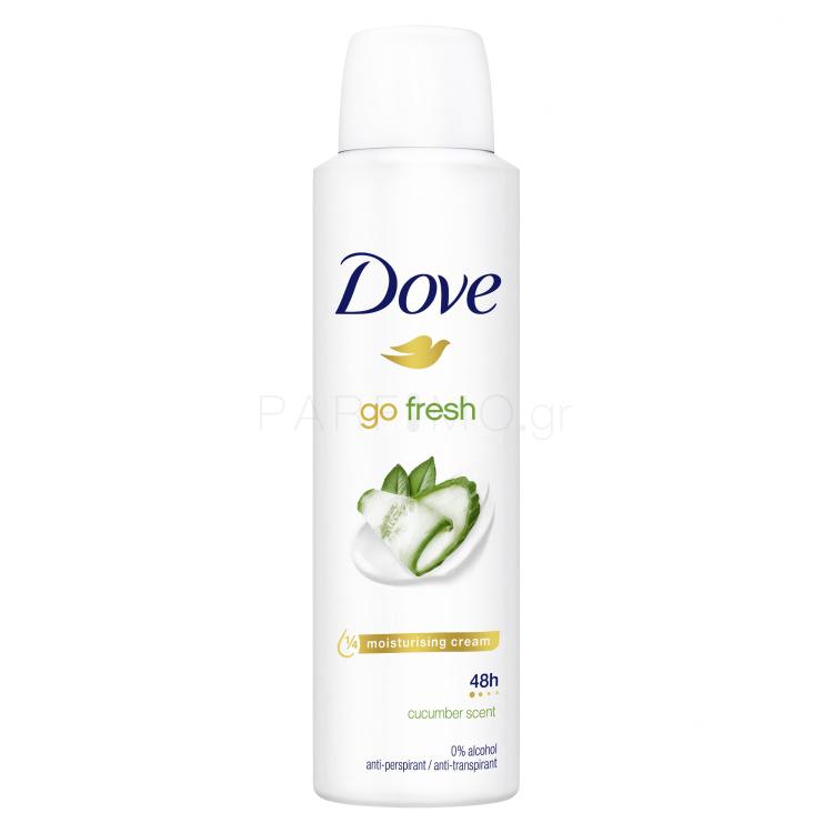 Dove Go Fresh Cucumber &amp; Green Tea 48h Αντιιδρωτικό για γυναίκες 150 ml