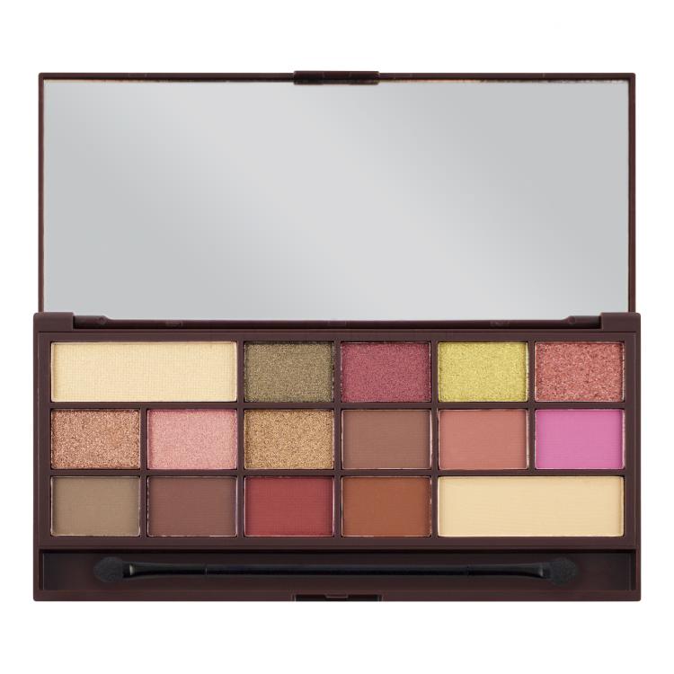 I Heart Revolution Chocolate Eyeshadow Palette Σκιές ματιών για γυναίκες 21,96 gr Απόχρωση Rose Gold