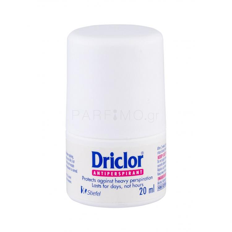 Driclor Antiperspirant Αντιιδρωτικό 20 ml