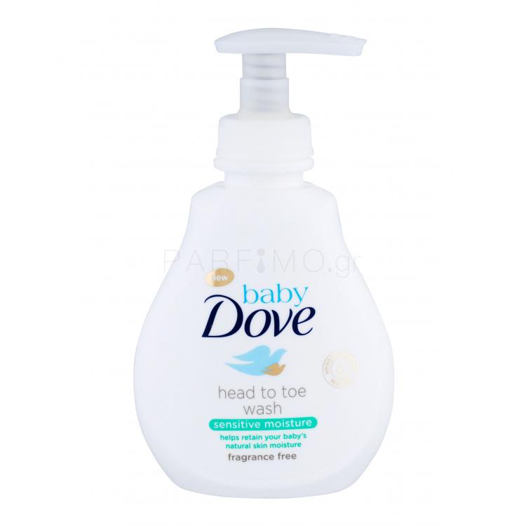 Dove Baby Sensitive Moisture Head To Toe Wash Αφρός μπάνιου για παιδιά 200 ml