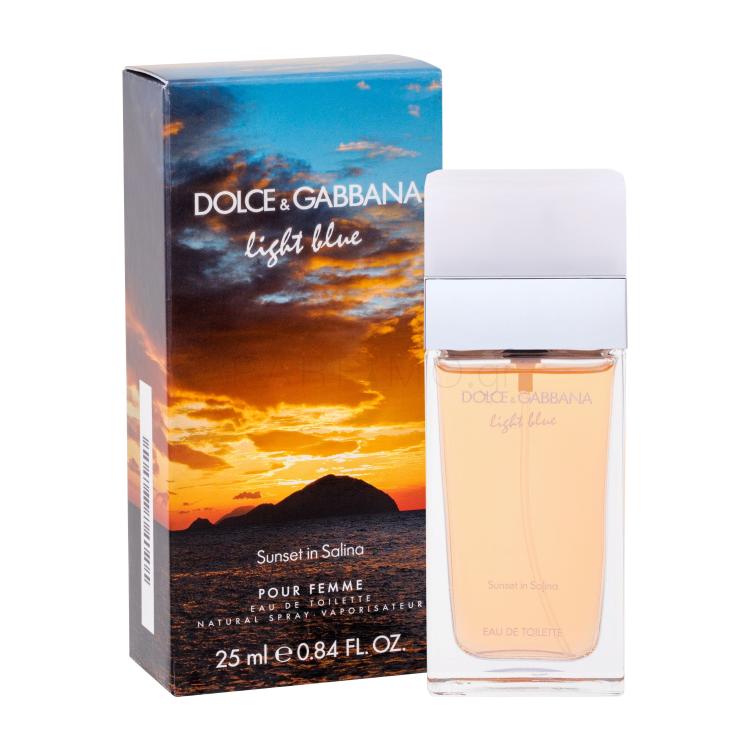 Dolce&amp;Gabbana Light Blue Sunset in Salina Eau de Toilette για γυναίκες 25 ml