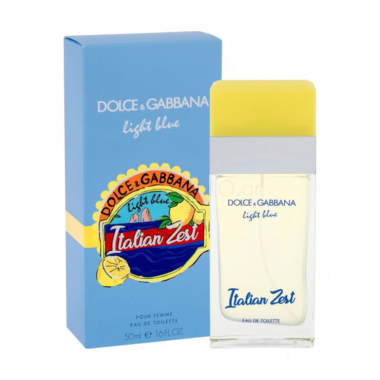 Dolce&amp;Gabbana Light Blue Italian Zest Eau de Toilette για γυναίκες 50 ml