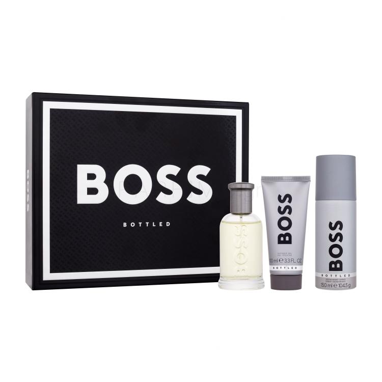 HUGO BOSS Boss Bottled SET Σετ δώρου EDT 100 ml + αφρόλουτρο 100 ml + αποσμητικό 150 ml