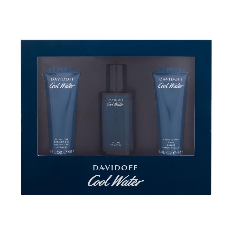 Davidoff Cool Water SET1 Σετ δώρου EDT 40ml + 50ml αφρόλουτρο+ 50ml after shave balm