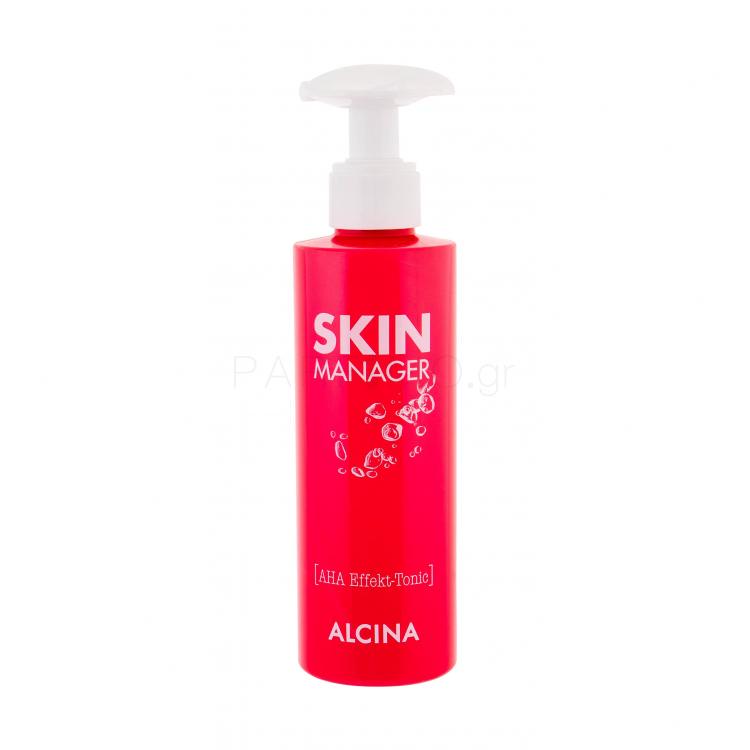 ALCINA Skin Manager AHA Effekt Tonic Νερό καθαρισμού προσώπου για γυναίκες 190 ml