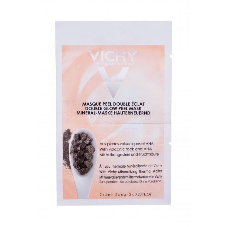 Vichy Double Glow Peel Mask Μάσκα προσώπου για γυναίκες 2x6 ml