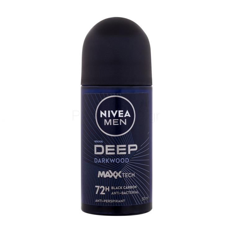 Nivea Men Deep Black Carbon 72H Αντιιδρωτικό για άνδρες 50 ml