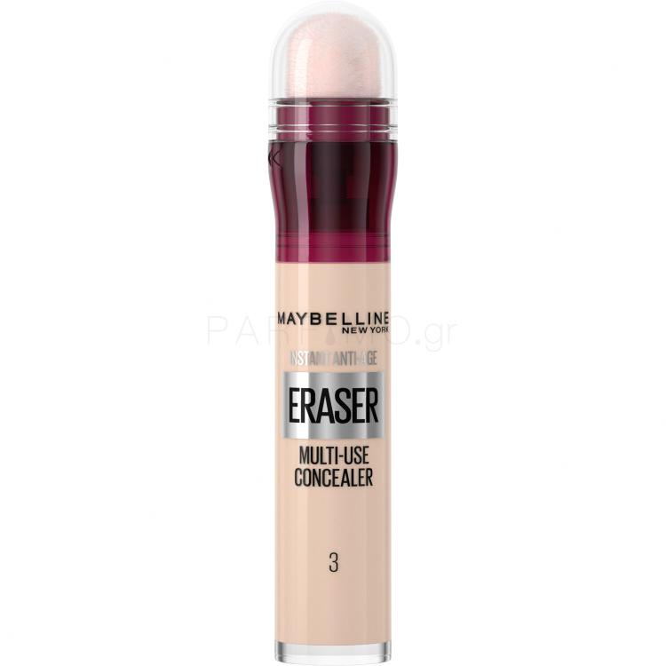 Maybelline Instant Anti-Age Eraser Concealer για γυναίκες 6,8 ml Απόχρωση 03 Fair