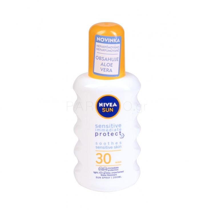 Nivea Sun Sensitive Protect Soothes SPF30 Αντιηλιακό προϊόν για το σώμα 200 ml