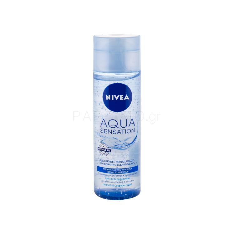 Nivea Aqua Sensation Καθαριστικό τζελ για γυναίκες 200 ml