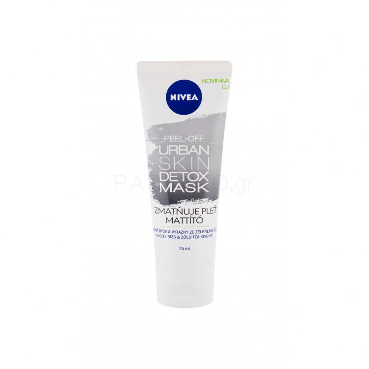 Nivea Urban Skin Detox Peel-Off Mask Μάσκα προσώπου για γυναίκες 75 ml