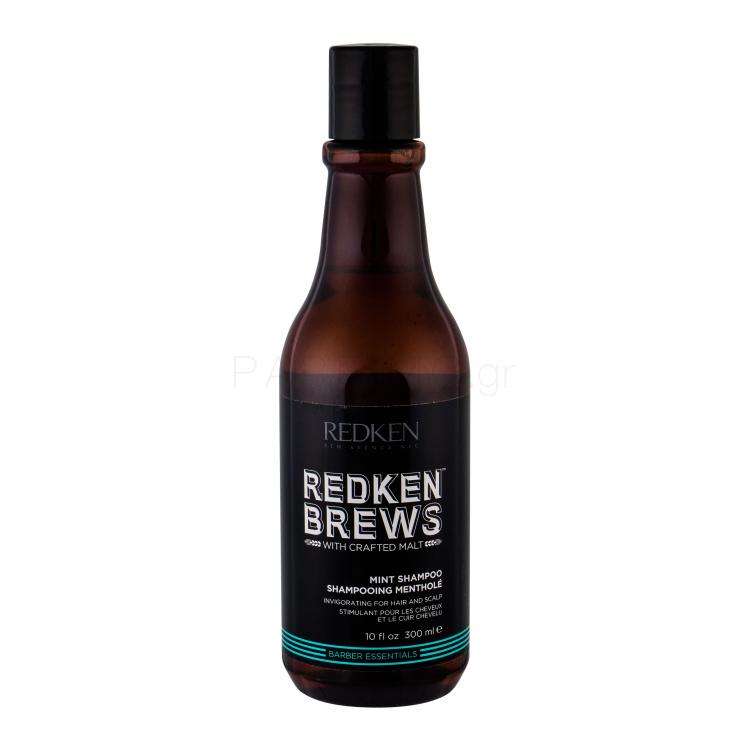 Redken Brews Mint Σαμπουάν για άνδρες 300 ml