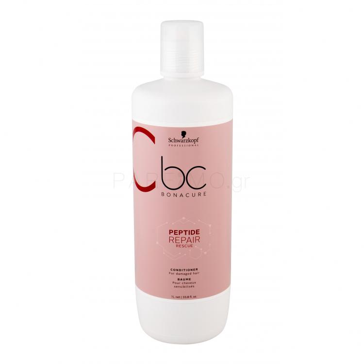 Schwarzkopf Professional BC Bonacure Peptide Repair Rescue Μαλακτικό μαλλιών για γυναίκες 1000 ml