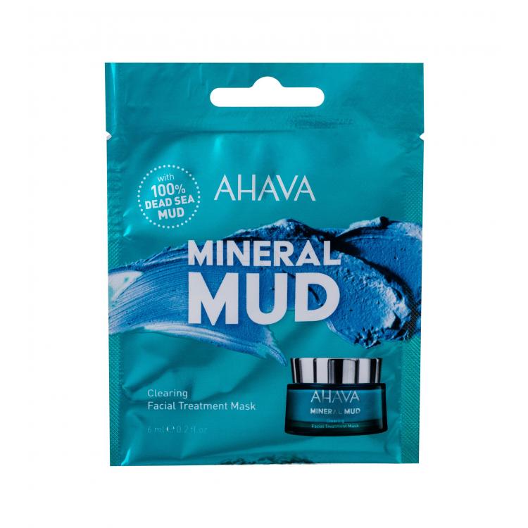 AHAVA Mineral Mud Clearing Μάσκα προσώπου για γυναίκες 6 ml