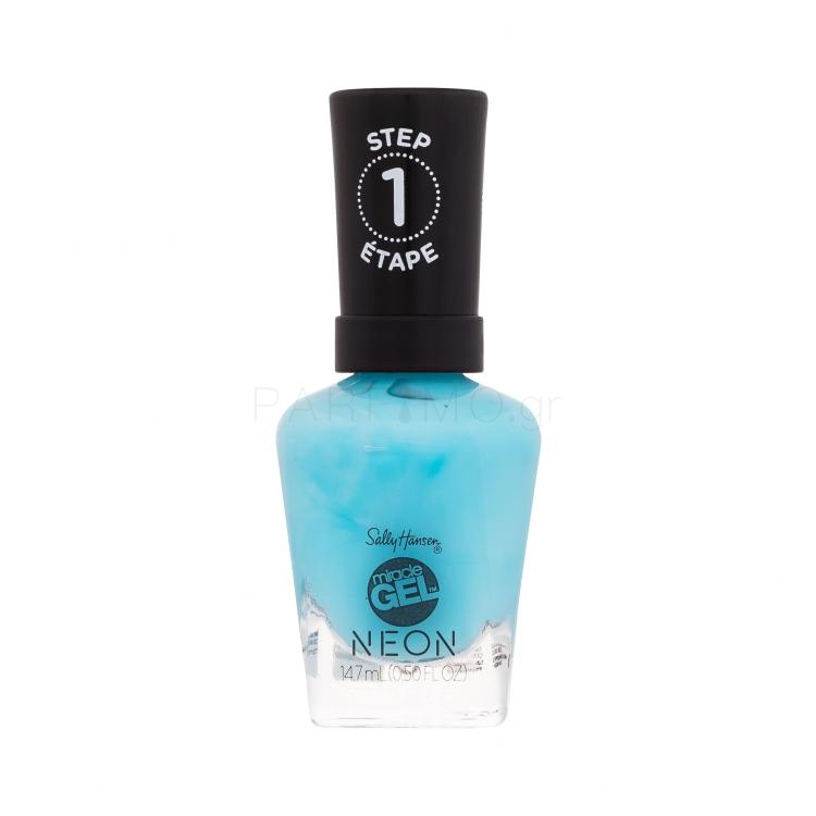 Sally Hansen Miracle Gel Neon Βερνίκια νυχιών για γυναίκες 14,7 ml Απόχρωση 053 Miami Ice