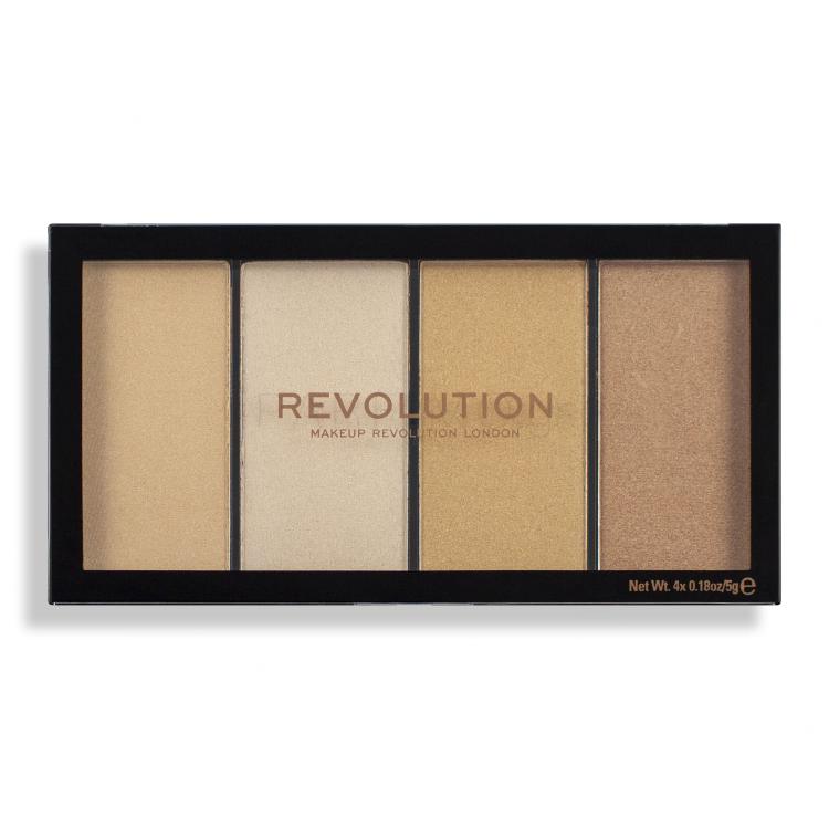 Makeup Revolution London Re-loaded Palette Highlighter για γυναίκες 20 gr Απόχρωση Lustre Lights Warm