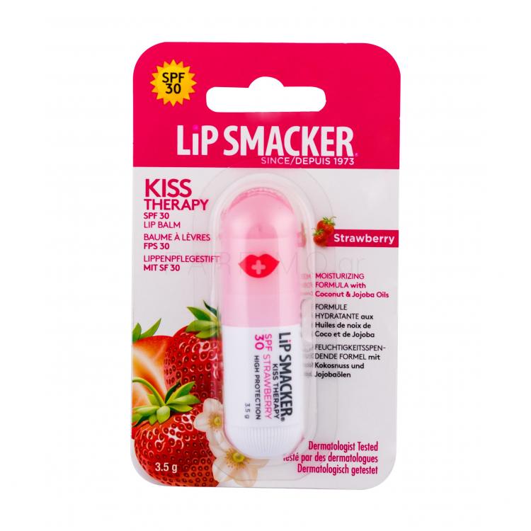 Lip Smacker Kiss Therapy SPF30 Βάλσαμο για τα χείλη για γυναίκες 3,5 gr Απόχρωση Strawberry