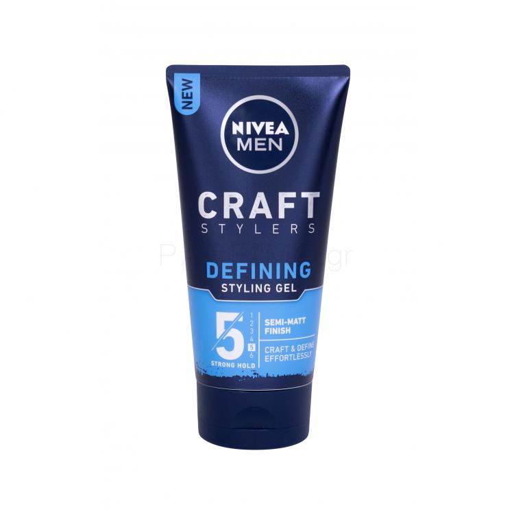 Nivea Men Craft Stylers Defining Semi-Matt Τζελ μαλλιών για άνδρες 150 ml