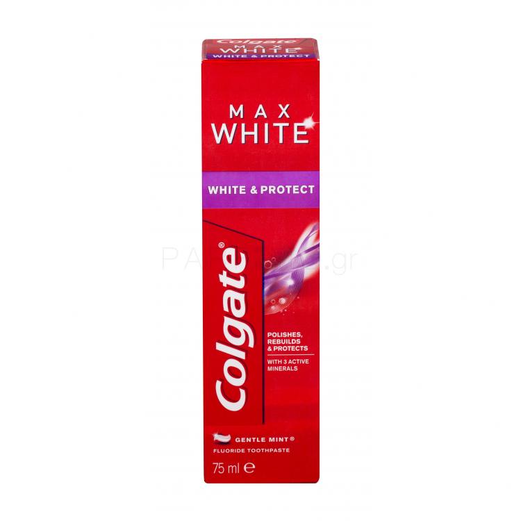 Colgate Max White White &amp; Protect Οδοντόκρεμες 75 ml