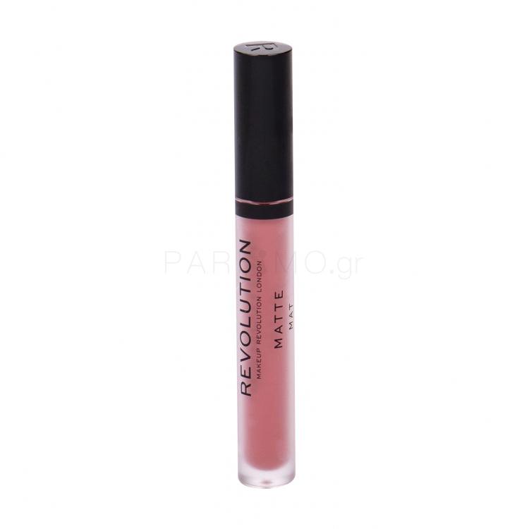 Makeup Revolution London Matte Κραγιόν για γυναίκες 3 ml Απόχρωση 112 Ballerina