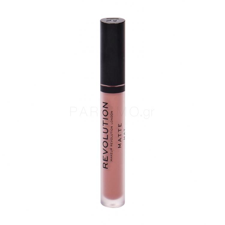 Makeup Revolution London Matte Κραγιόν για γυναίκες 3 ml Απόχρωση 110 Chauffeur