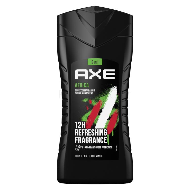 Axe Africa 3in1 Αφρόλουτρο για άνδρες 250 ml