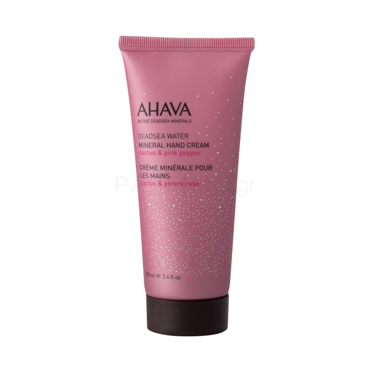 AHAVA Deadsea Water Mineral Hand Cream Cactus &amp; Pink Pepper Κρέμα για τα χέρια για γυναίκες 100 ml