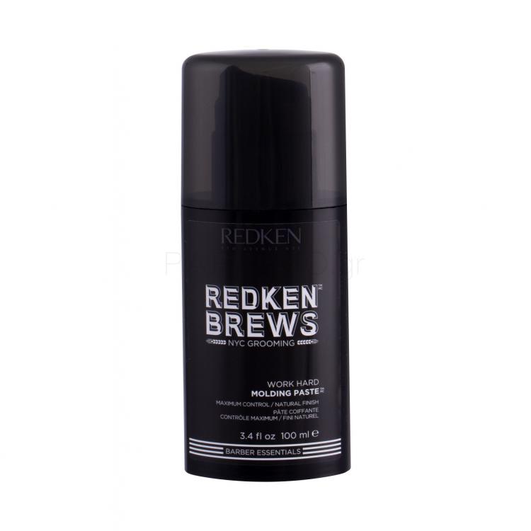 Redken Brews Hard Molding Paste Κερί για τα μαλλιά για άνδρες 100 ml