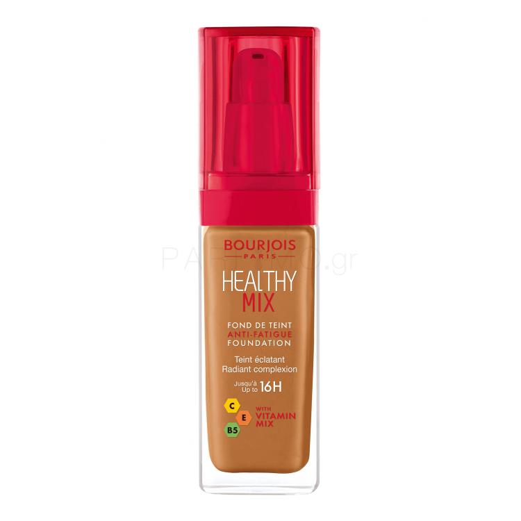 BOURJOIS Paris Healthy Mix Anti-Fatigue Foundation Make up για γυναίκες 30 ml Απόχρωση 59 Amber