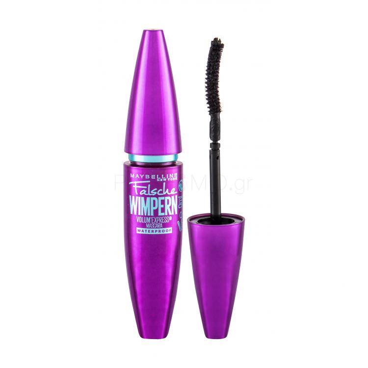 Maybelline Volum´Express The Falsies® Waterproof Μάσκαρα για γυναίκες 9 ml Απόχρωση Black